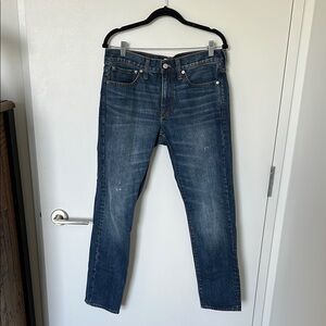 J. Crew Blue Straight Leg Jeans with Classic Indigo